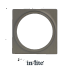 In-Lite PLATE 1 afdekplaat pearl grey geschikt voor Big Flux - Luna