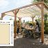 Douglas pergola houtpakket 324 x 424 cm