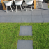 Mento 60x60x4cm Pit Black
