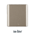 In-Lite Ace Up-Down Wall 100-230V - Rosé Silver - Rose Silver