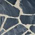 Flagstones Pure Black 2,5-4 cm dik