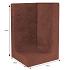 L-Element Hoek Corten/Bruin 40x40x60 cm