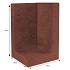 L-Element Hoek Corten/Bruin 40x40x60 cm