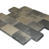 Montano trommel 20x30x6 grijs/zwart genuanceerd