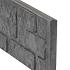 Berton©-motiefplaat smal antraciet H26 x D3,5 x L184 cm romeinsmotief