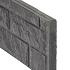 Berton©-motiefplaat antraciet H36 x D3,5 x L184 cm rotsmotief