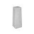 Betonpoer Eco wit/grijs M16-bus (18x18)>(15x15)x50cm