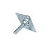 Betonpoer hoogteverstelling M16 verzinkt 10x10cm