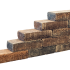 Pilestone Line Walnut 40x15x10cm