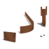 Set 15 meter cortenstaal FLEX geplet 13 cm