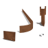 Set 24 meter cortenstaal FLEX geplet 13 cm
