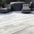 Patio square 40x80x5 cm nero/grey