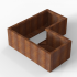 Bloembak Module+ L-vorm 60x120x120x42 cm