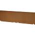 Kantopsluiting Single 300x27.7 cm - Corten