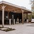 Open overkapping met shutters