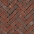 Rustiek Dikformaat UDF60 Ruston 20x6,5x6 Paars/Rood bezand