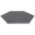 Staptegel Hexagon Basalto o60x52x2cm