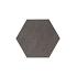 Staptegel Hexagons Ø60x52x2 Basalto
