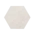 Staptegel Hexagon Quarzite Bianca o60x52x2cm