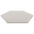 Staptegel Hexagon Quarzite Bianca o60x52x2cm