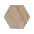 Staptegel Hexagon Cappuccino o60x52x2cm