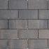 Design brick 6 cm dark sepia mini facet komo