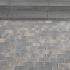 Design brick 6 cm dark sepia mini facet komo