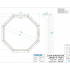 Interline Java rond 4,40 x 1,36 m / incl. BASIS pakket