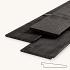 Douglas Zweeds rabat 1,1-2,1 x 19,5 x 400 cm, zwart gespoten