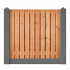 Meterprijs glad antraciet ongecoat 21 planks red class