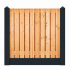 Glad antraciet gecoat 21 planks douglas