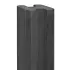 Beton-sleufpaal Zaan 10x10x275 antraciet Vlakke kop