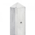 Beton-paal IJssel wit/grijs diamantkop 10x10x280cm T-model