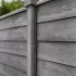 Beton-afdekkap Schie antraciet diamantkop 180cm