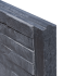Beton-motiefplaat Schie antraciet H36xD4,8xL184cm leisteen