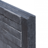 Beton-motiefplaat Schie antraciet H36xD4,8xL184cm leisteen