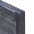 Beton-motiefplaat Schie antraciet H36xD4,8xL184cm leisteen