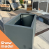 Showmodel | Plantenbak 90x60x60 cm Antraciet