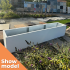 Showmodel | Plantenbak 300x90x60 cm Wit