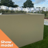 Showmodel | Plantenbak 90x90x60 cm Champagne