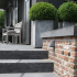 Pacific Black traptrede gevlamd & geborsteld 100x35x15 cm